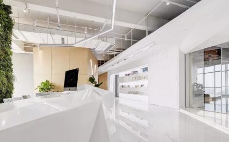 青島遼陽西路報關代理公司辦公室裝修效果圖