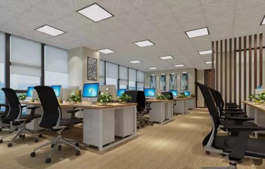 青島時(shí)代國際廣場(辦公寫字樓)辦公室裝飾效果圖